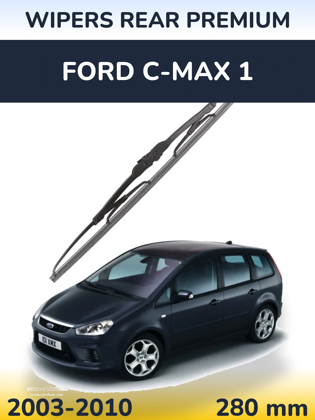 Rear wiper blade WIPERS REAR PREMIUM 280 mm for Ford C-MAX 1 2003-2010