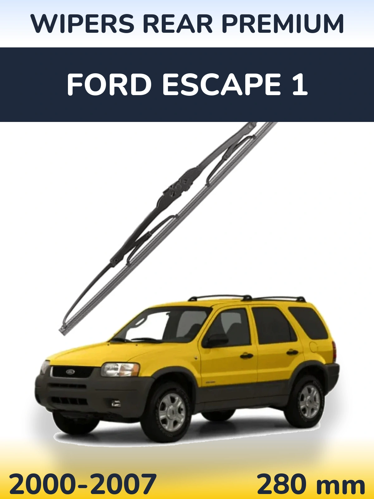 Tylna wycieraczka WIPERS REAR PREMIUM 280 mm do Ford Escape 1 2000-2007