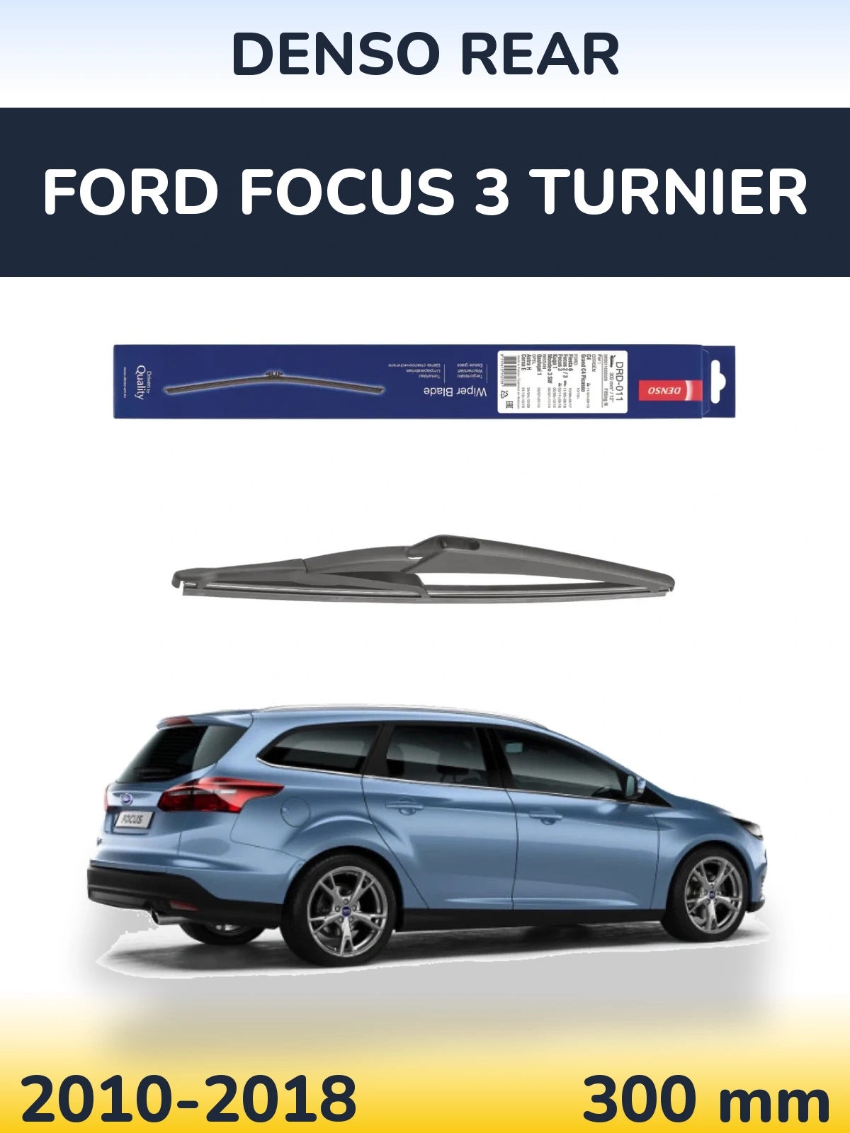 Tylna wycieraczka Denso Rear 300 mm do Ford Focus 3 Turnier 2010-2018