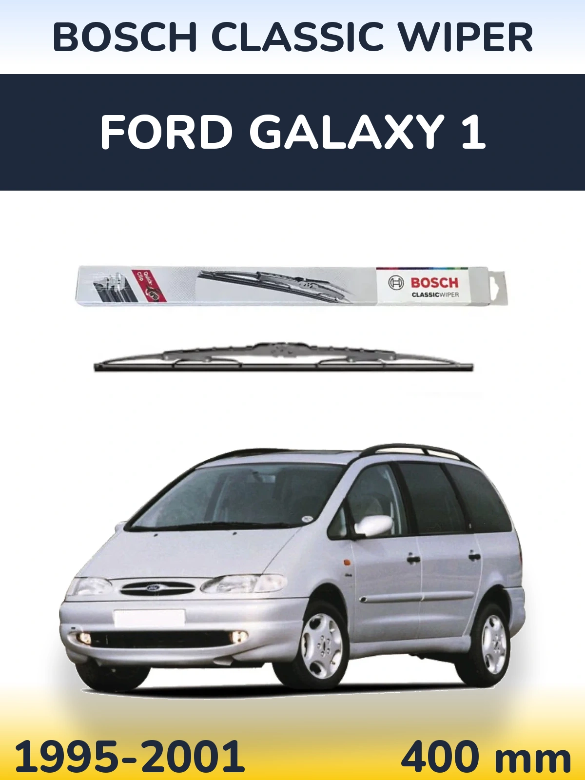 Tylna wycieraczka BOSCH Classic Wiper 400 mm do Ford Galaxy 1 1995-2001