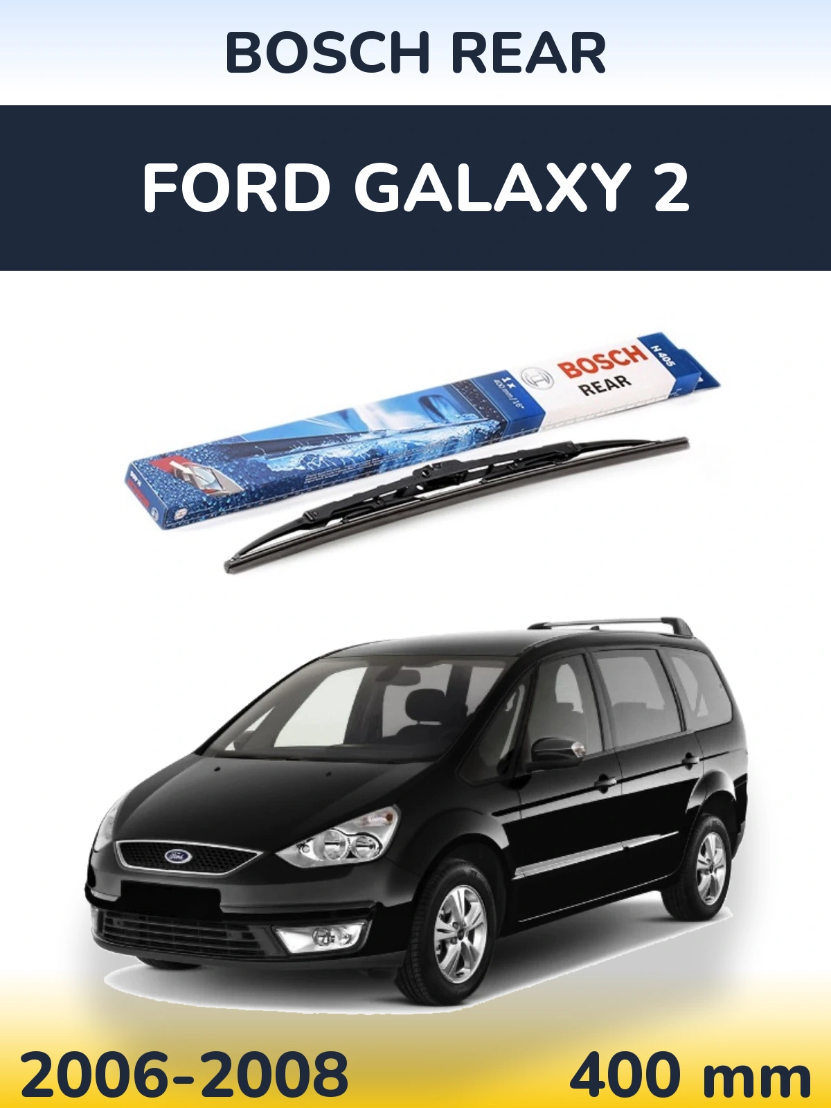 Tylna wycieraczka BOSCH Rear 380 mm do Ford Galaxy 2 2006-2008