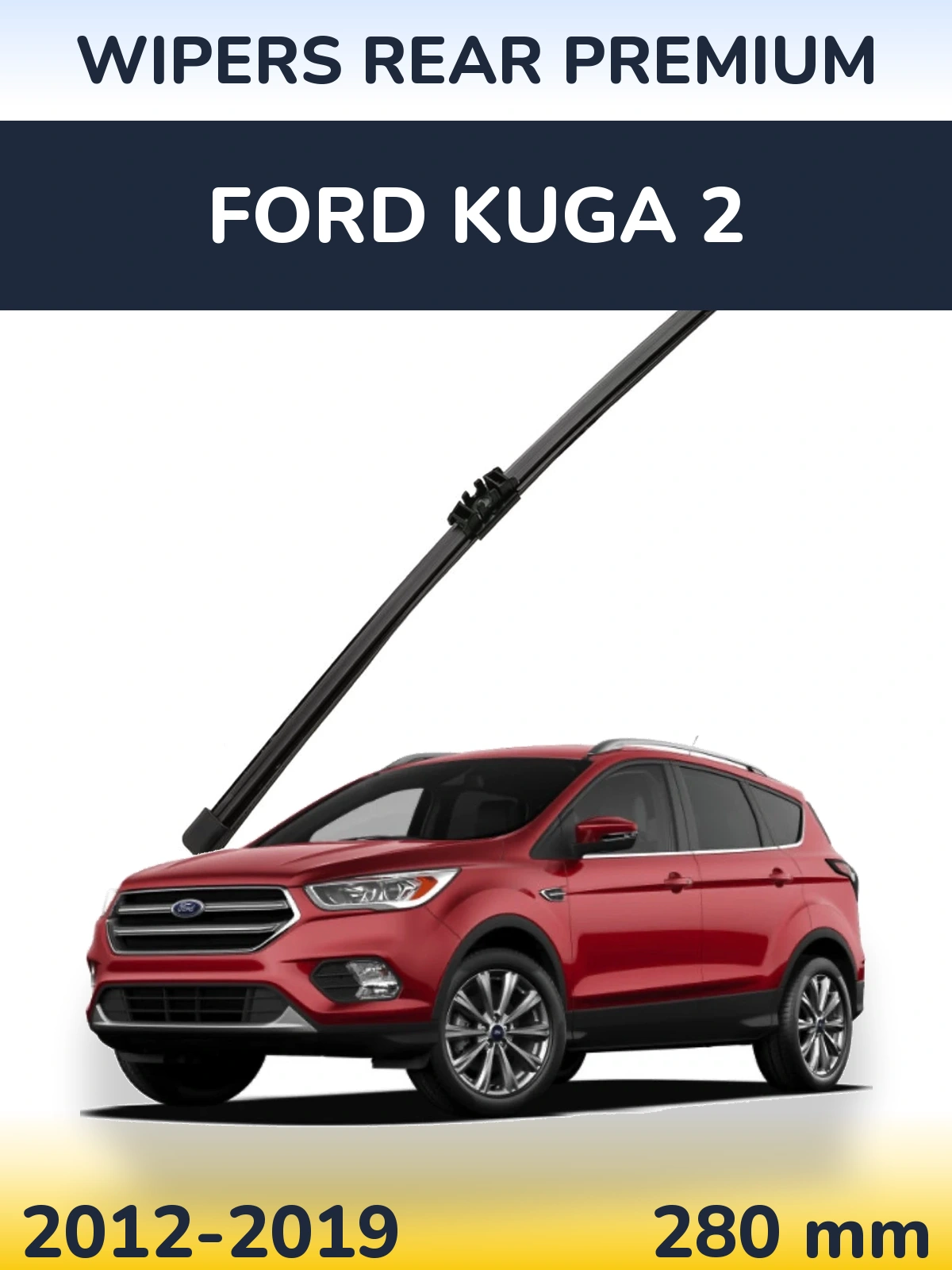 Rear wiper blade WIPERS REAR PREMIUM 280 mm for Ford Kuga 2 2012-2019