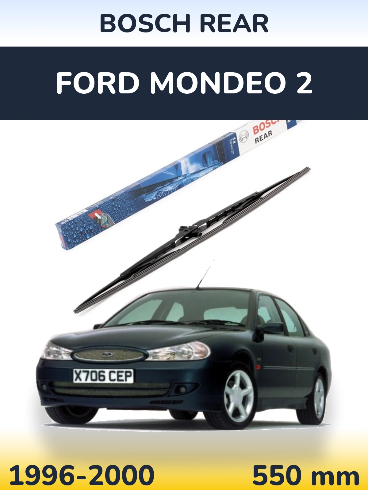 Tylna wycieraczka BOSCH Rear 550 mm do Ford Mondeo 2 1996-2000