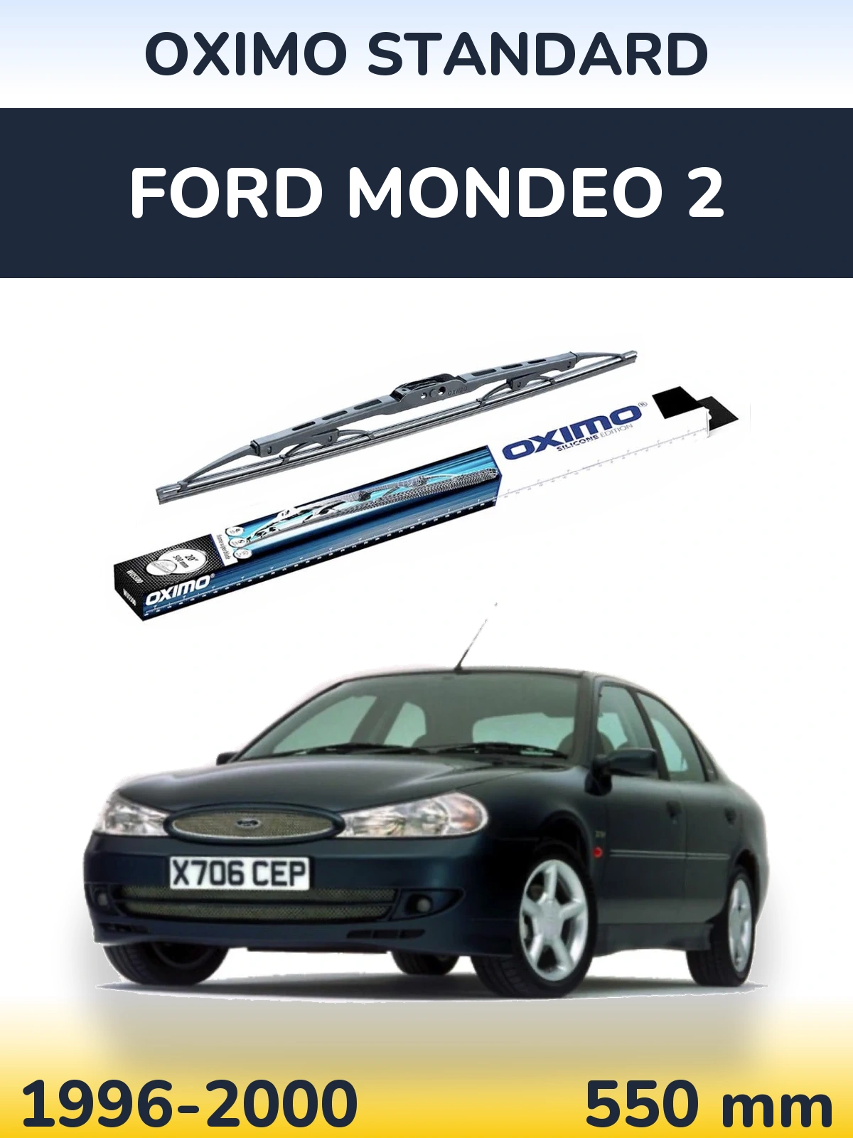Tylna wycieraczka Oximo Standard 550 mm do Ford Mondeo 2 1996-2000