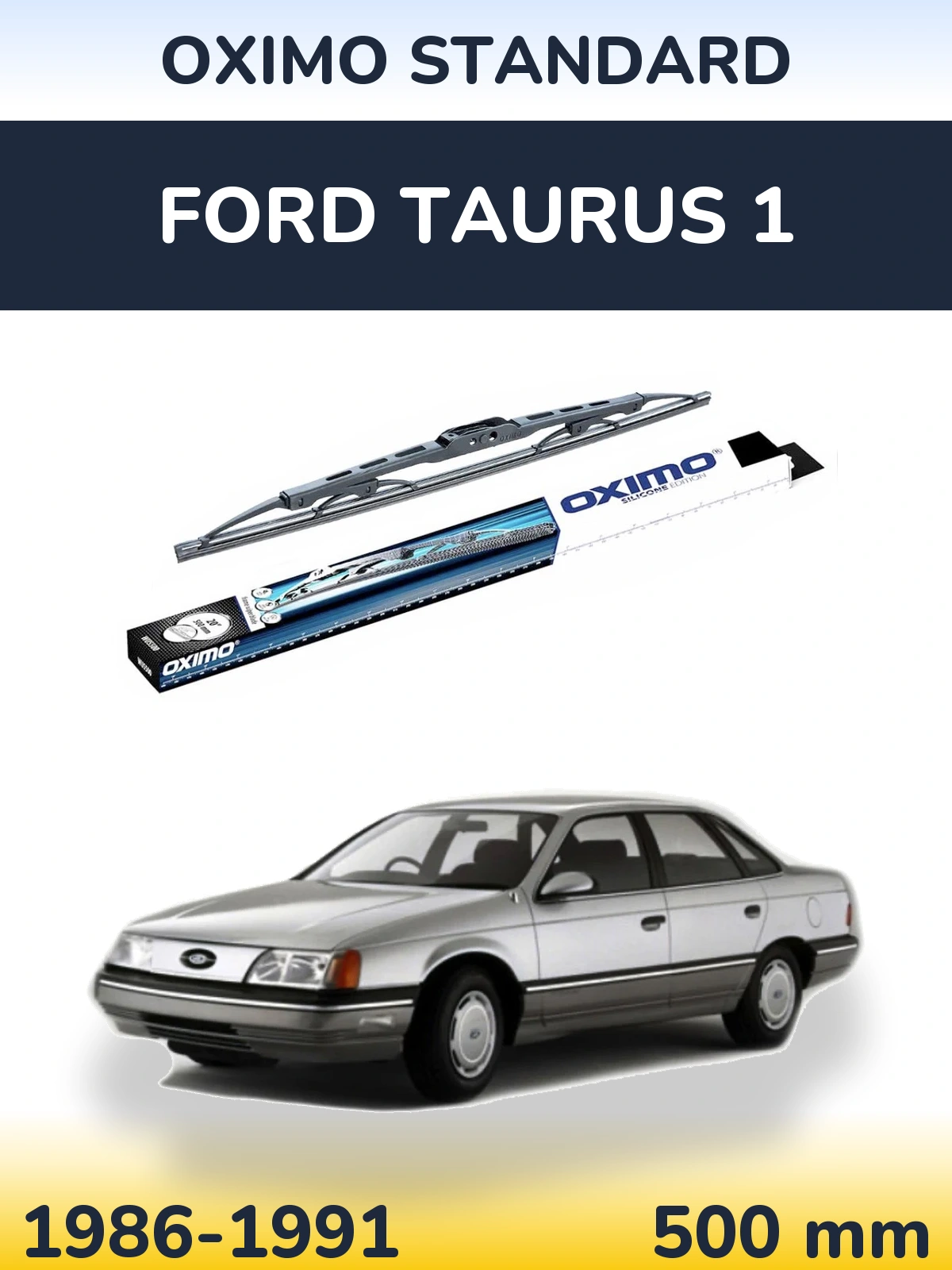 Tylna wycieraczka Oximo Standard 500 mm do Ford Taurus 1 1986-1991