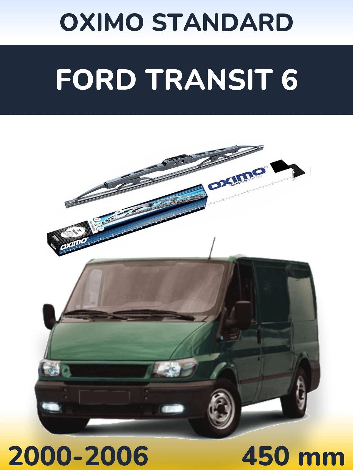 Tylna wycieraczka Oximo Standard 450 mm do Ford Transit 6 2000-2006