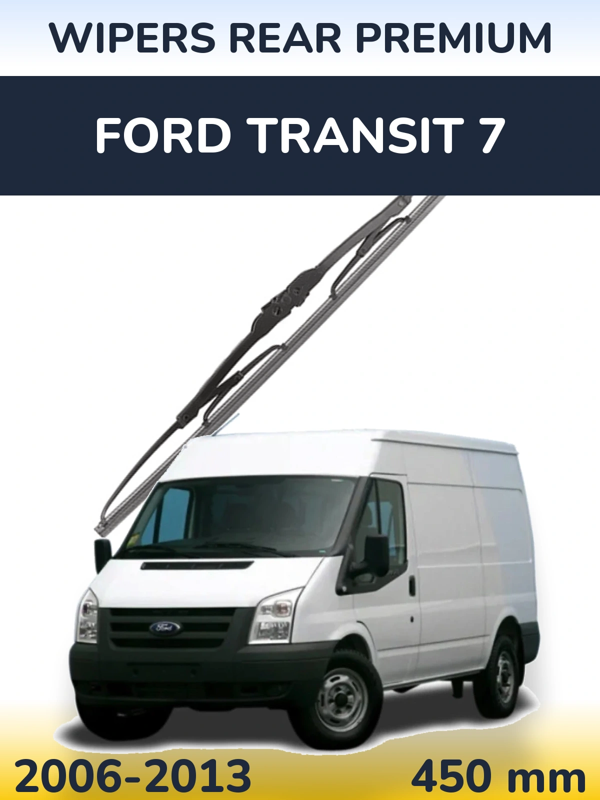 Задний дворник WIPERS REAR PREMIUM 450 мм для Ford Transit 7 2006-2013