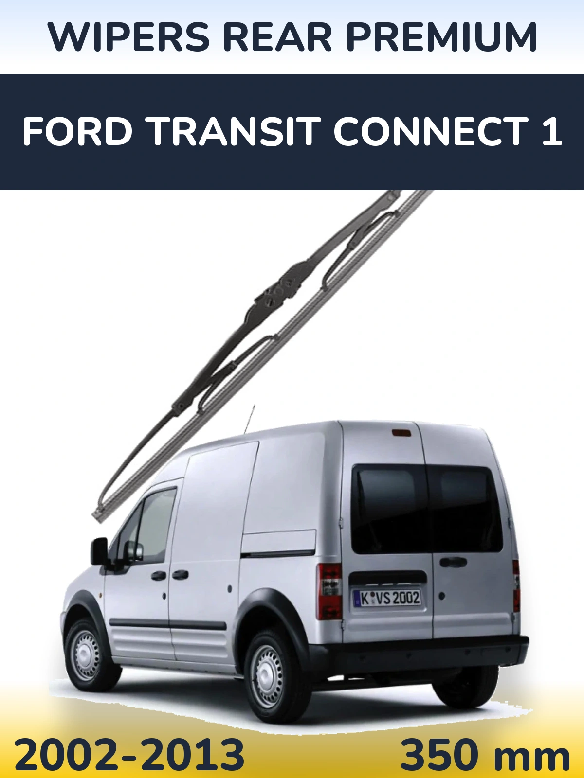 Rear wiper blade WIPERS REAR PREMIUM 350 mm for Ford Transit Connect 1 2002-2013
