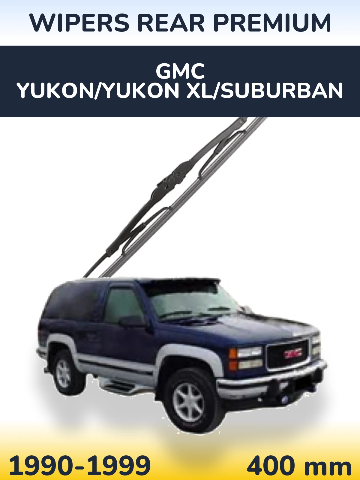 Tylna wycieraczka WIPERS REAR PREMIUM 400 mm do GMC Yukon/Yukon XL/Suburban 1990-1999