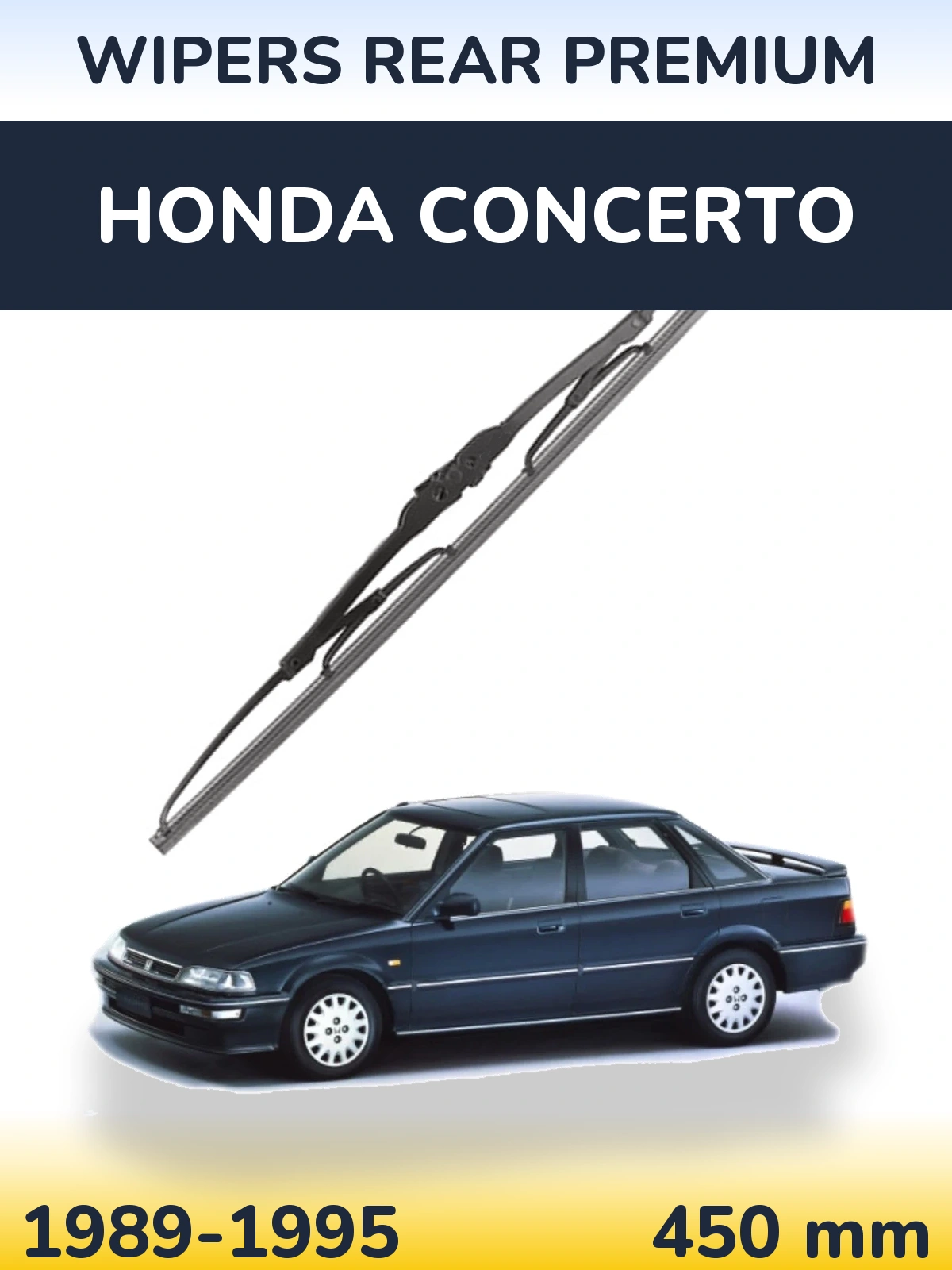Tylna wycieraczka WIPERS REAR PREMIUM 450 mm do Honda Concerto 1989-1995