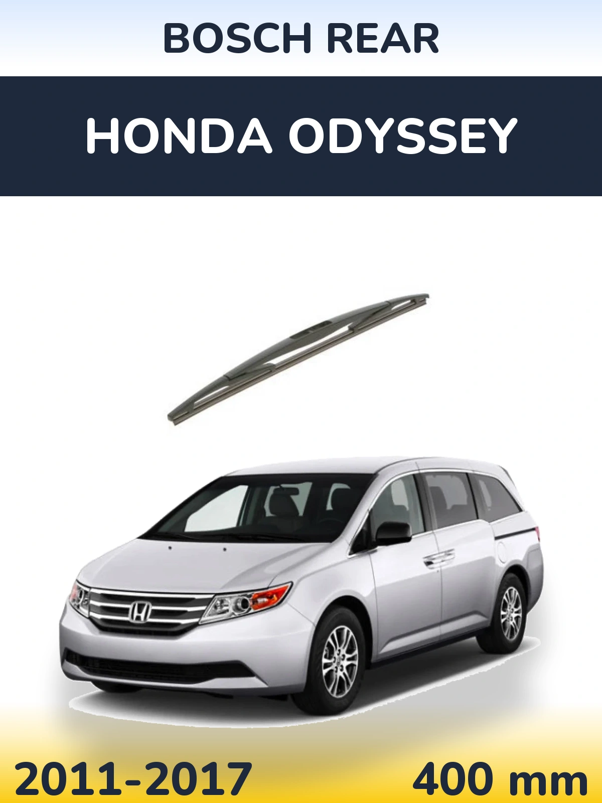 Rear wiper blade BOSCH Rear 400 mm for Honda Odyssey 2011-2017