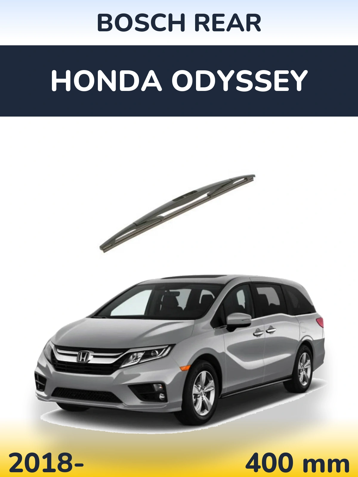 Rear wiper blade BOSCH Rear 400 mm for Honda Odyssey 2018-2026