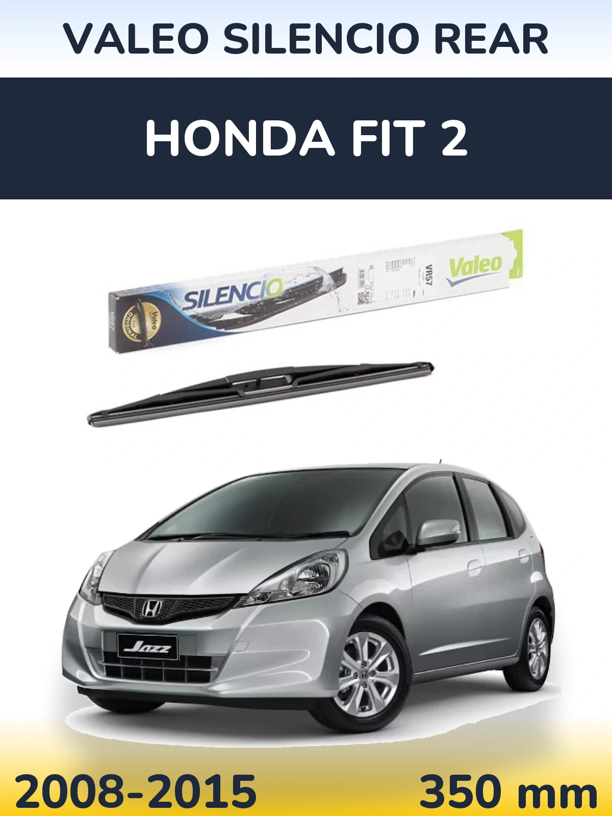 Задний дворник Valeo Silencio Rear 345 мм для Honda Fit 2 2008-2015