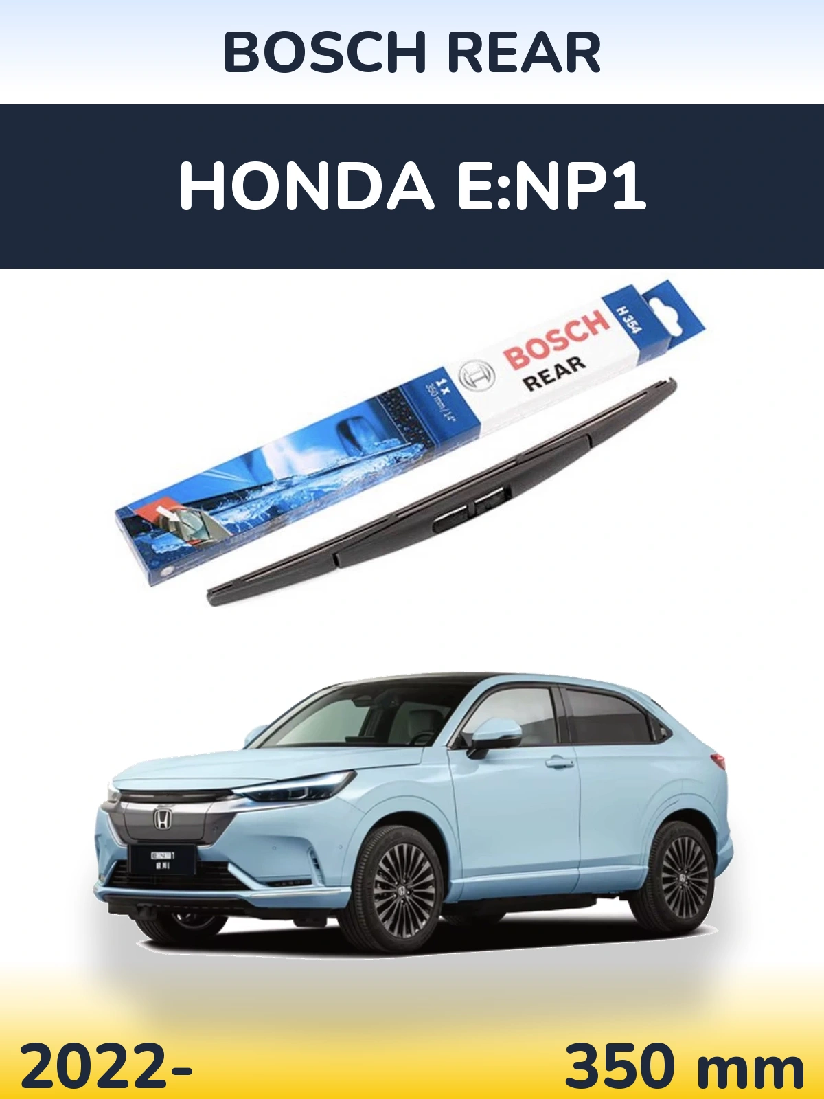 Tylna wycieraczka BOSCH Rear 350 mm do Honda e:NP1 2022-2026