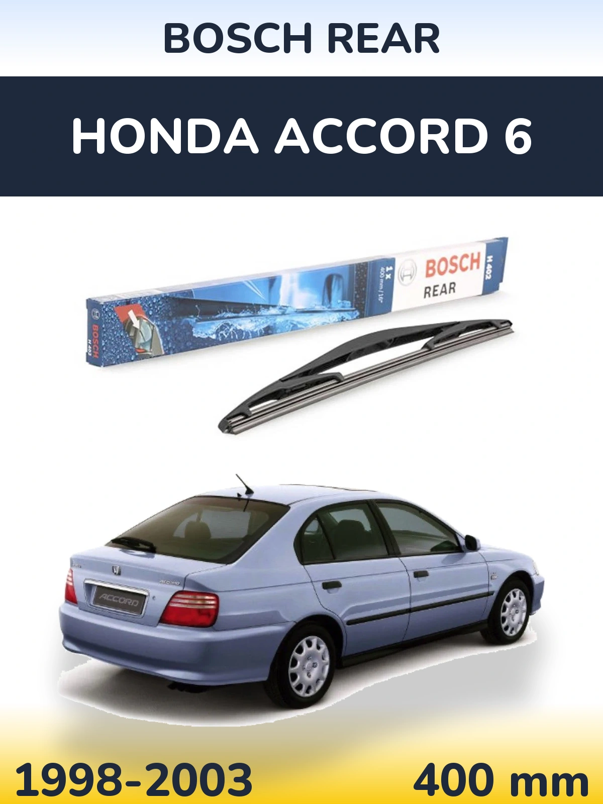 Tylna wycieraczka BOSCH Rear 400 mm do Honda Accord 6 1998-2003