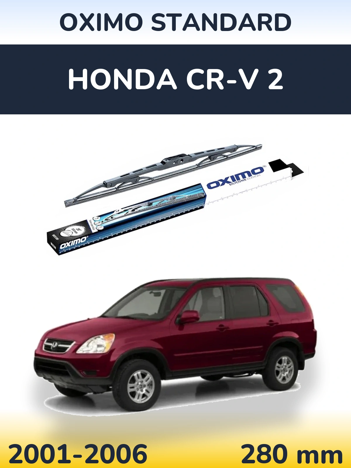 Tylna wycieraczka Oximo Standard 275 mm do Honda CR-V 2 2001-2006