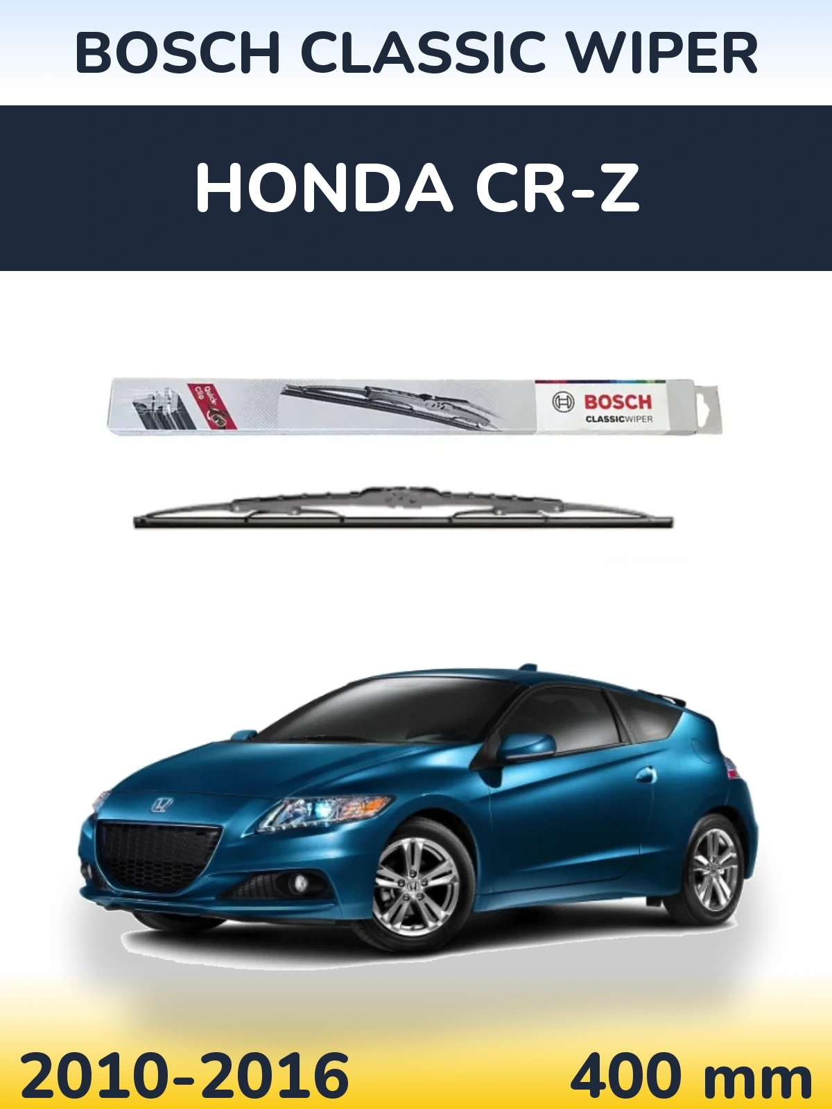 Tylna wycieraczka BOSCH Classic Wiper 400 mm do Honda CR-Z 2010-2016