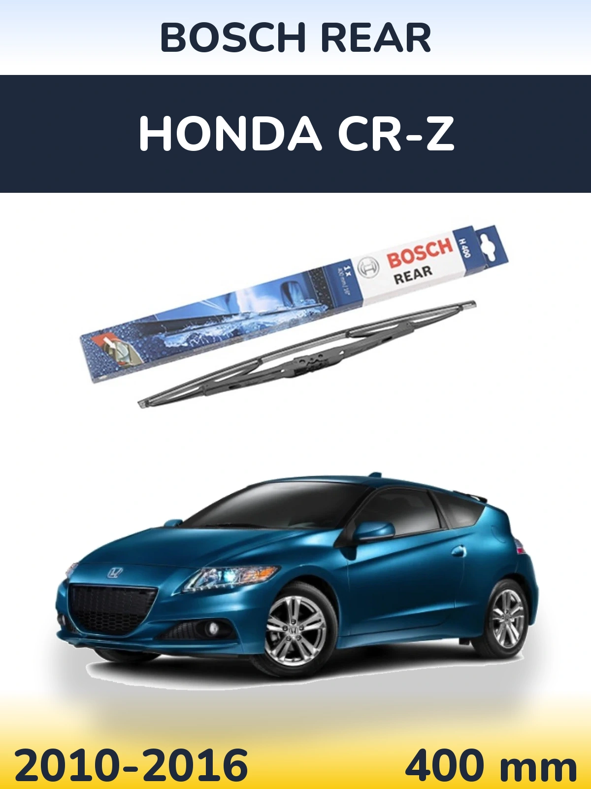 Tylna wycieraczka BOSCH Rear 400 mm do Honda CR-Z 2010-2016
