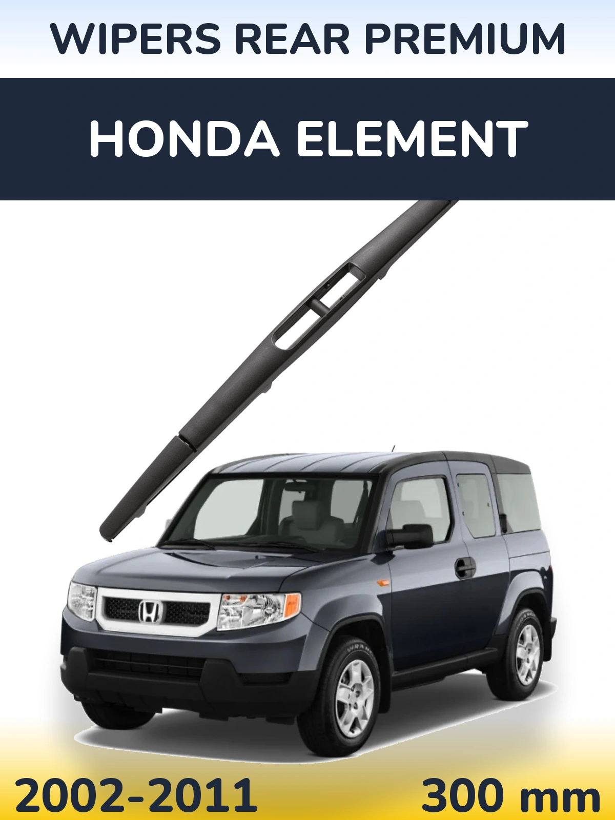 Rear wiper blade WIPERS REAR PREMIUM 300 mm for Honda Element 2002-2011