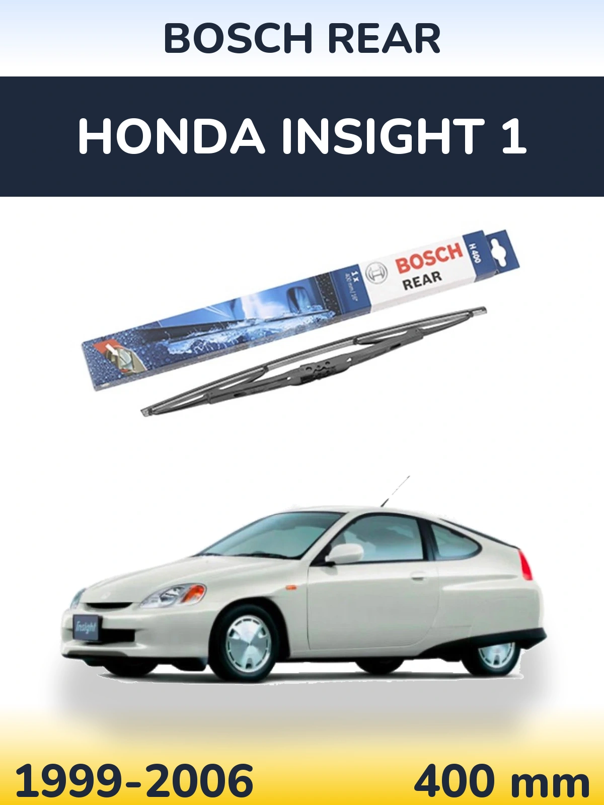 Tylna wycieraczka BOSCH Rear 400 mm do Honda Insight 1 1999-2006
