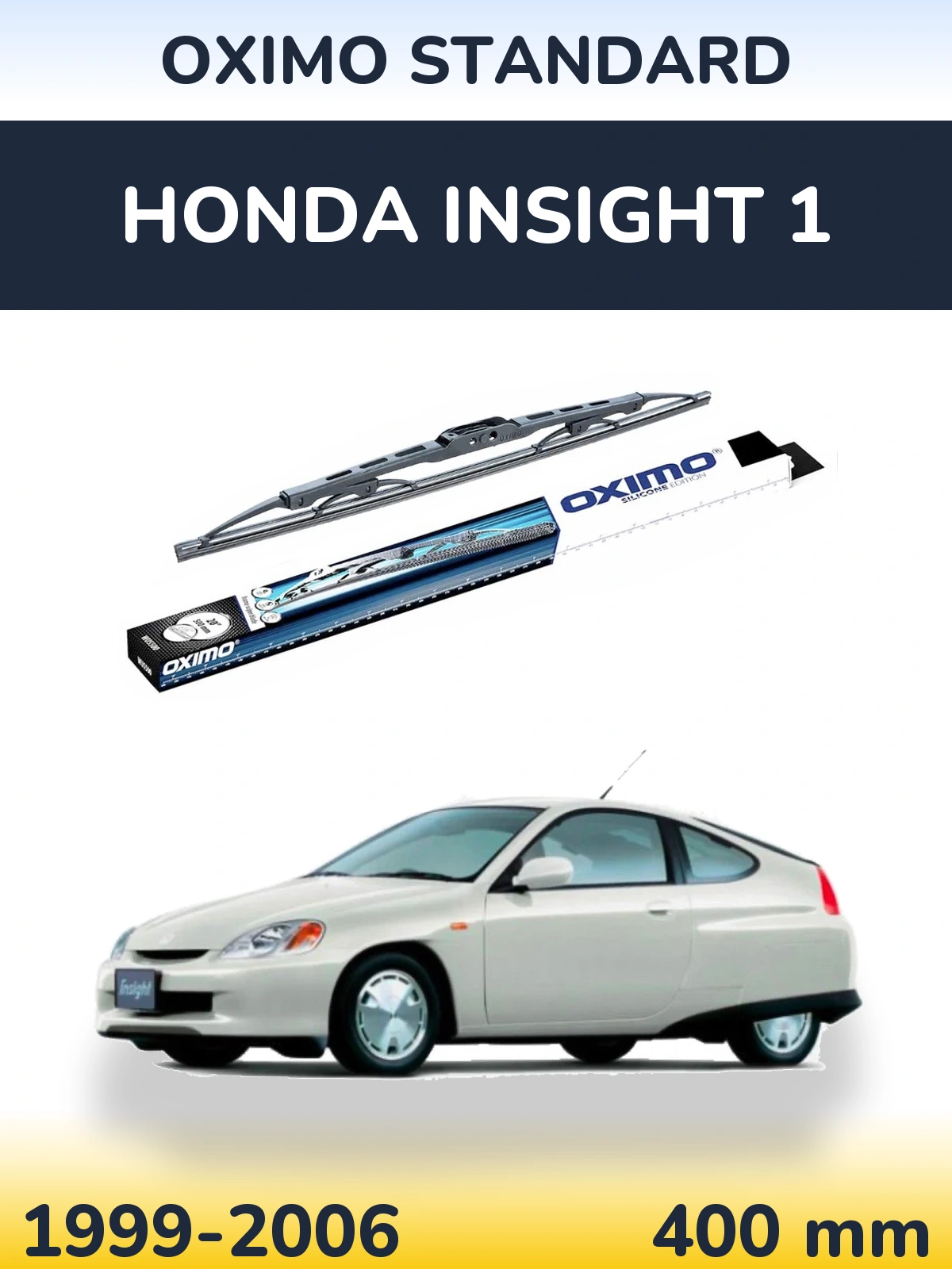 Tylna wycieraczka Oximo Standard 400 mm do Honda Insight 1 1999-2006