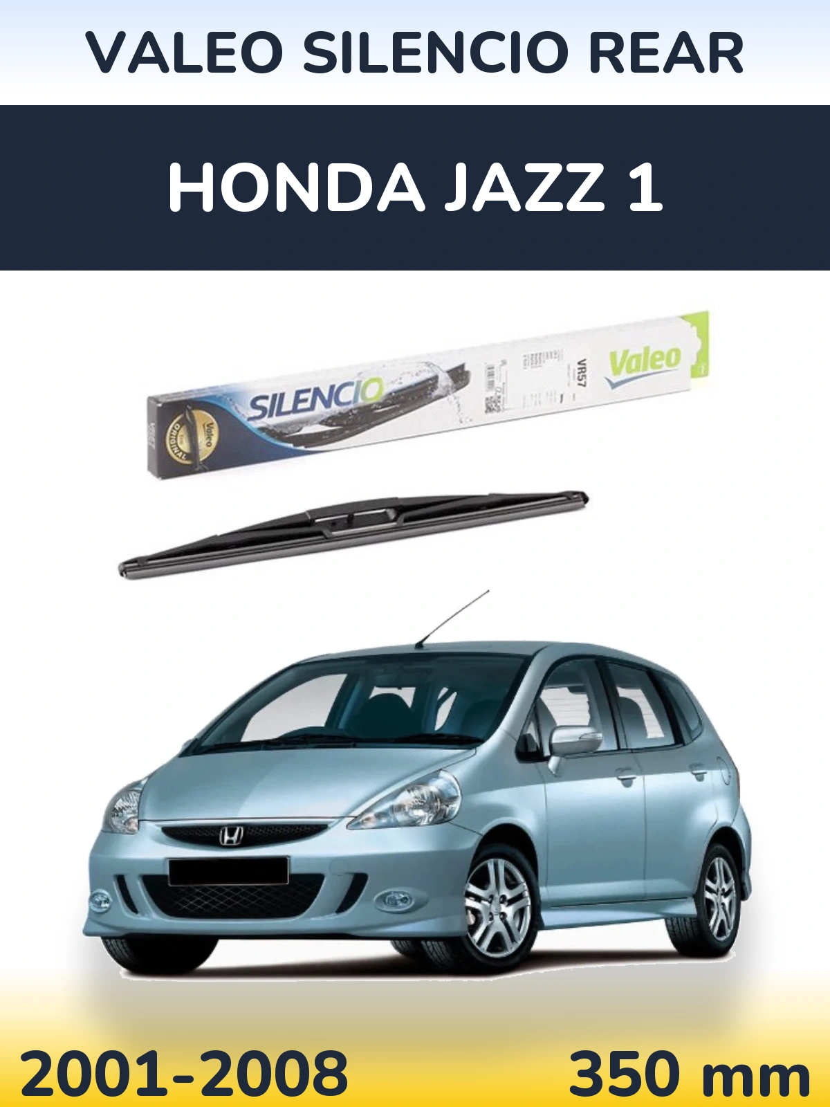 Задний дворник Valeo Silencio Rear 345 мм для Honda Jazz 1 2001-2008