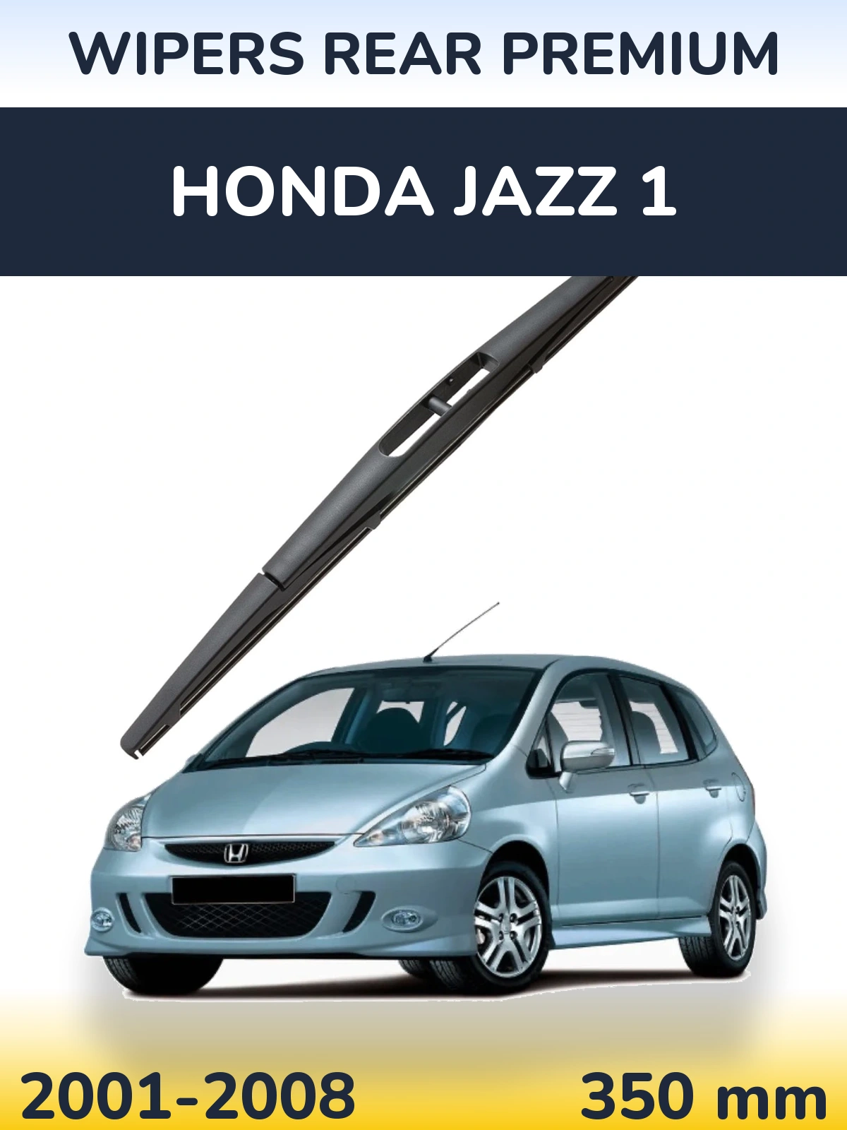 Tylna wycieraczka WIPERS REAR PREMIUM 350 mm do Honda Jazz 1 2001-2008