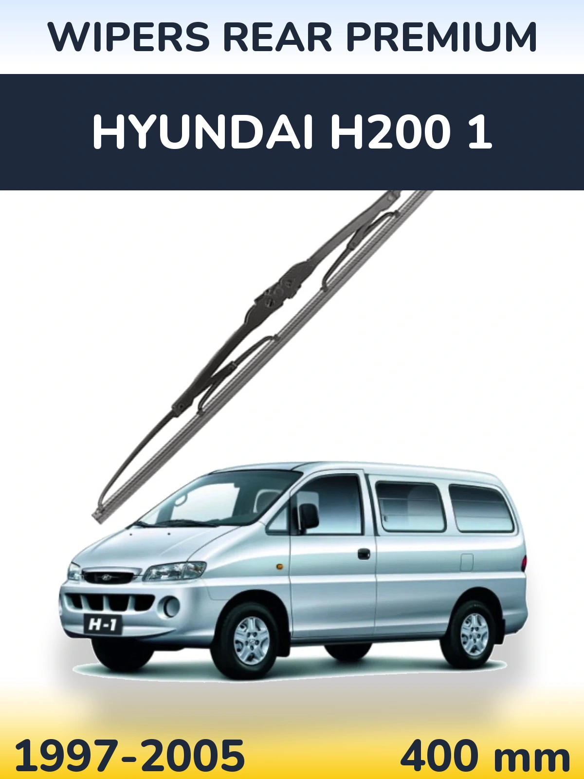 Tylna wycieraczka WIPERS REAR PREMIUM 400 mm do Hyundai H200 1 1997-2005