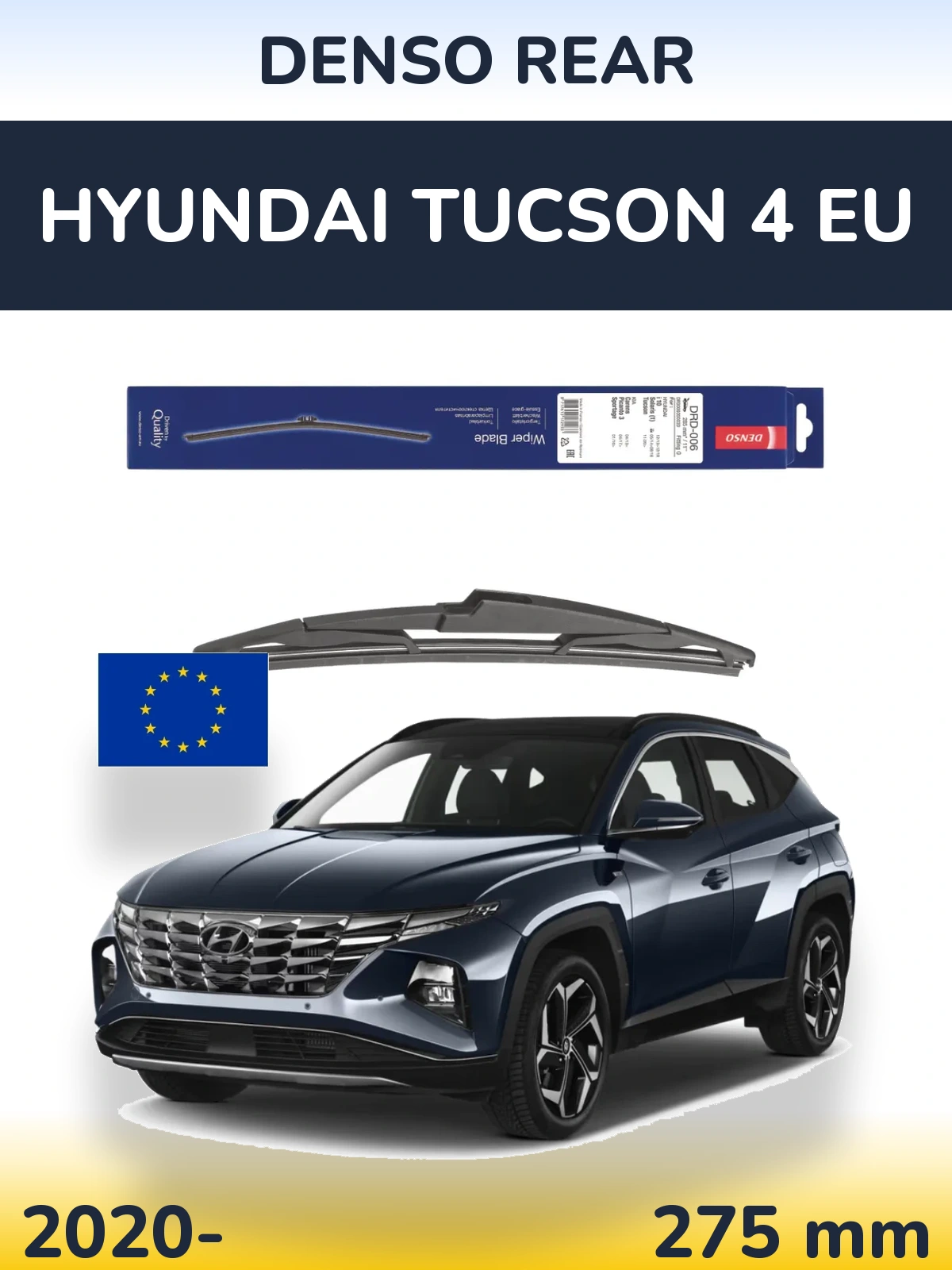 Tylna wycieraczka Denso Rear 275 mm do Hyundai Tucson 4 EU 2020-2026
