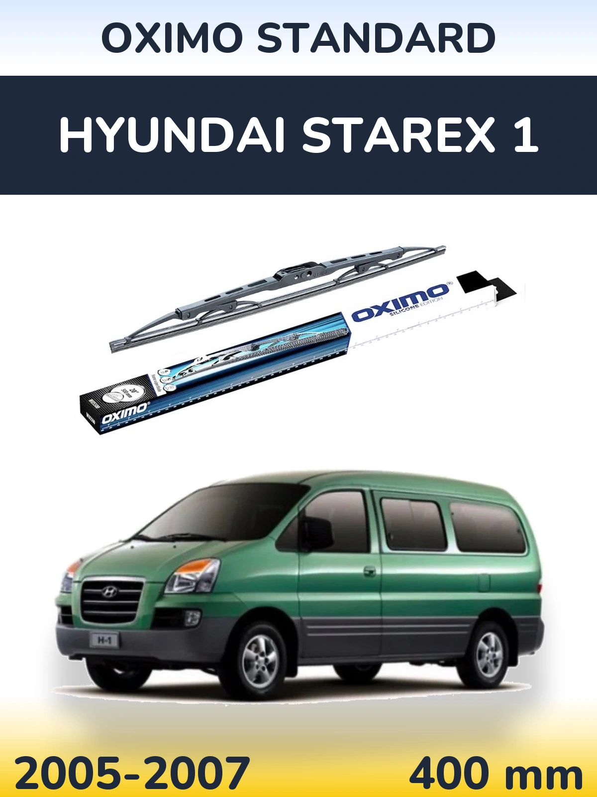 Tylna wycieraczka Oximo Standard 400 mm do Hyundai Starex 1 2005-2007