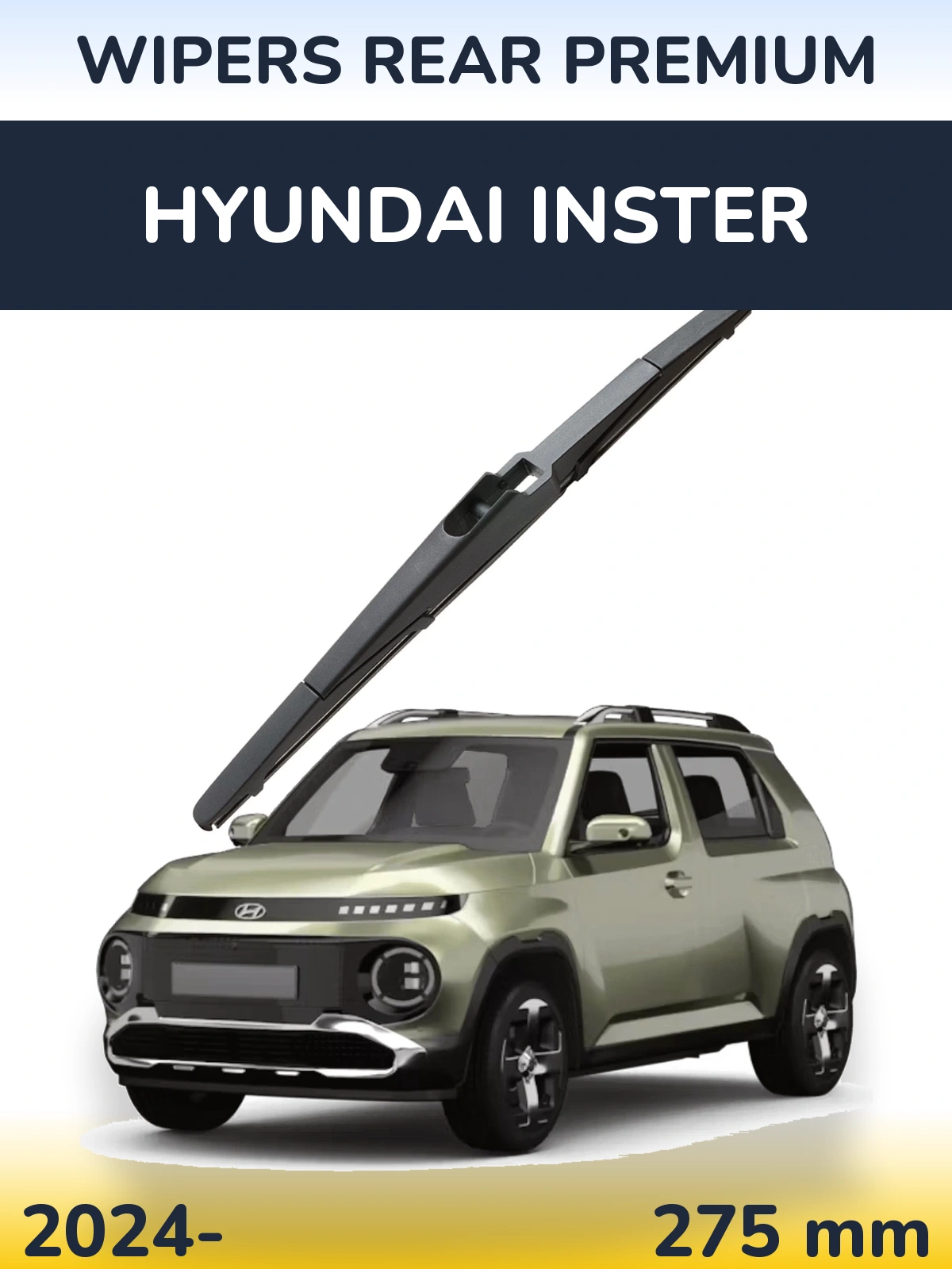 Задний дворник WIPERS REAR PREMIUM 275 мм для Hyundai Inster 2024-2026