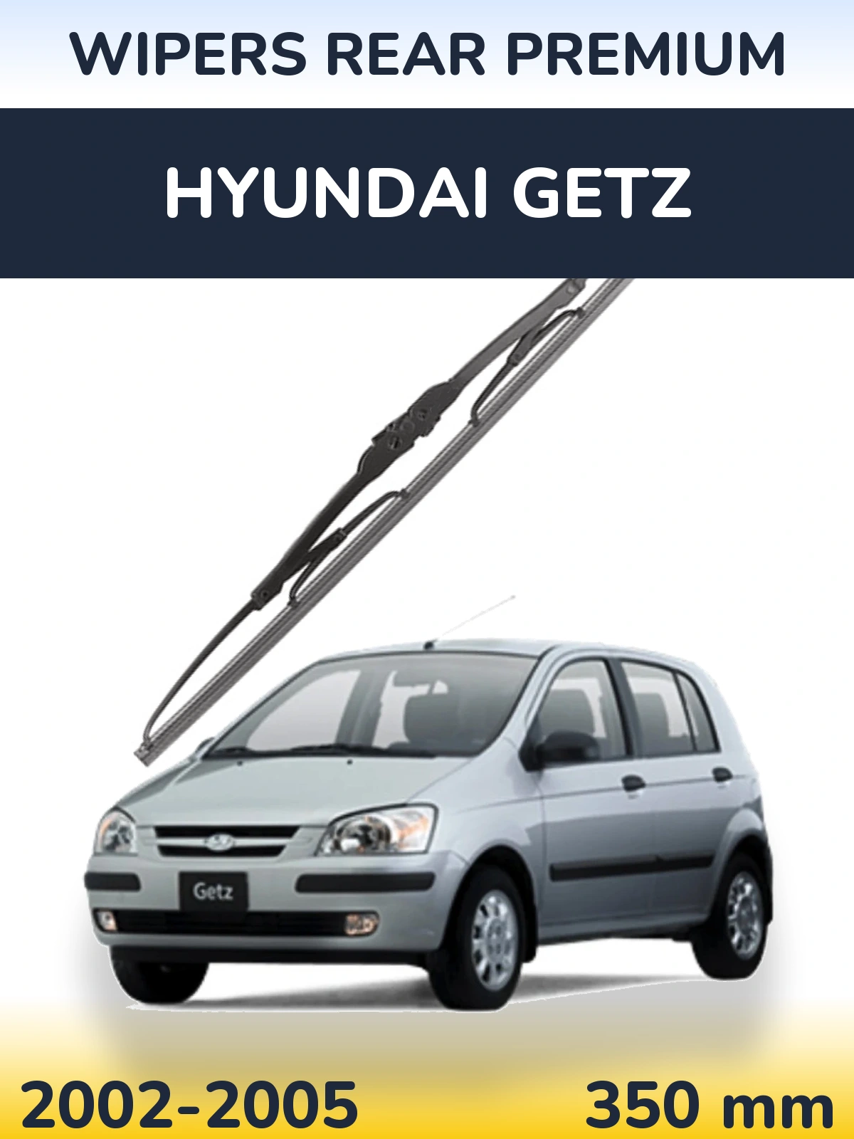 Tylna wycieraczka WIPERS REAR PREMIUM 350 mm do Hyundai Getz 2002-2005