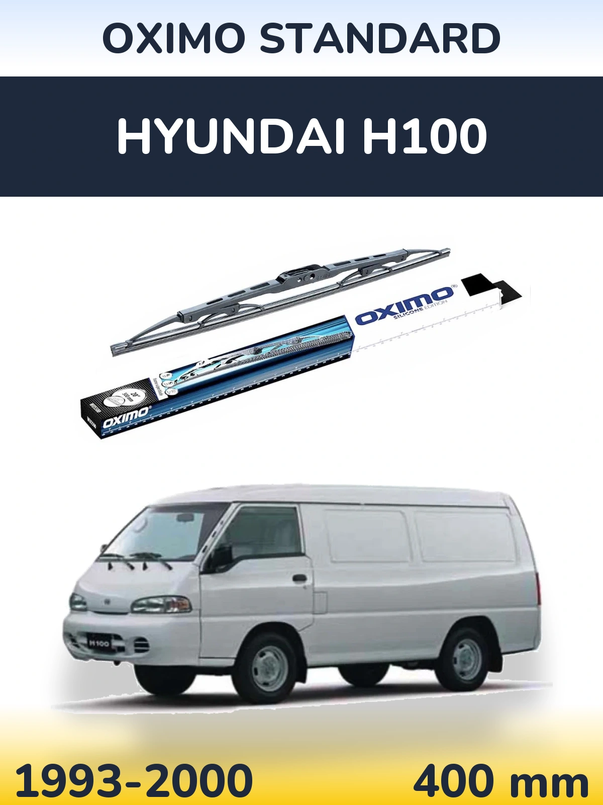 Tylna wycieraczka Oximo Standard 400 mm do Hyundai H100 1993-2000