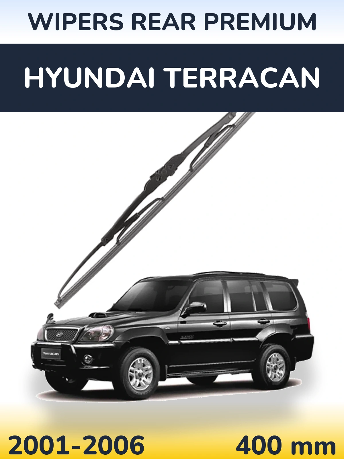 Задний дворник WIPERS REAR PREMIUM 400 мм для Hyundai Terracan 2001-2006