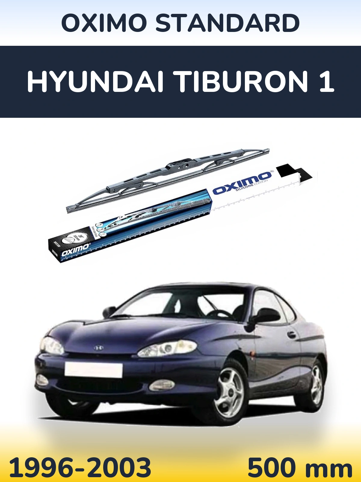 Tylna wycieraczka Oximo Standard 500 mm do Hyundai Tiburon 1 1996-2003