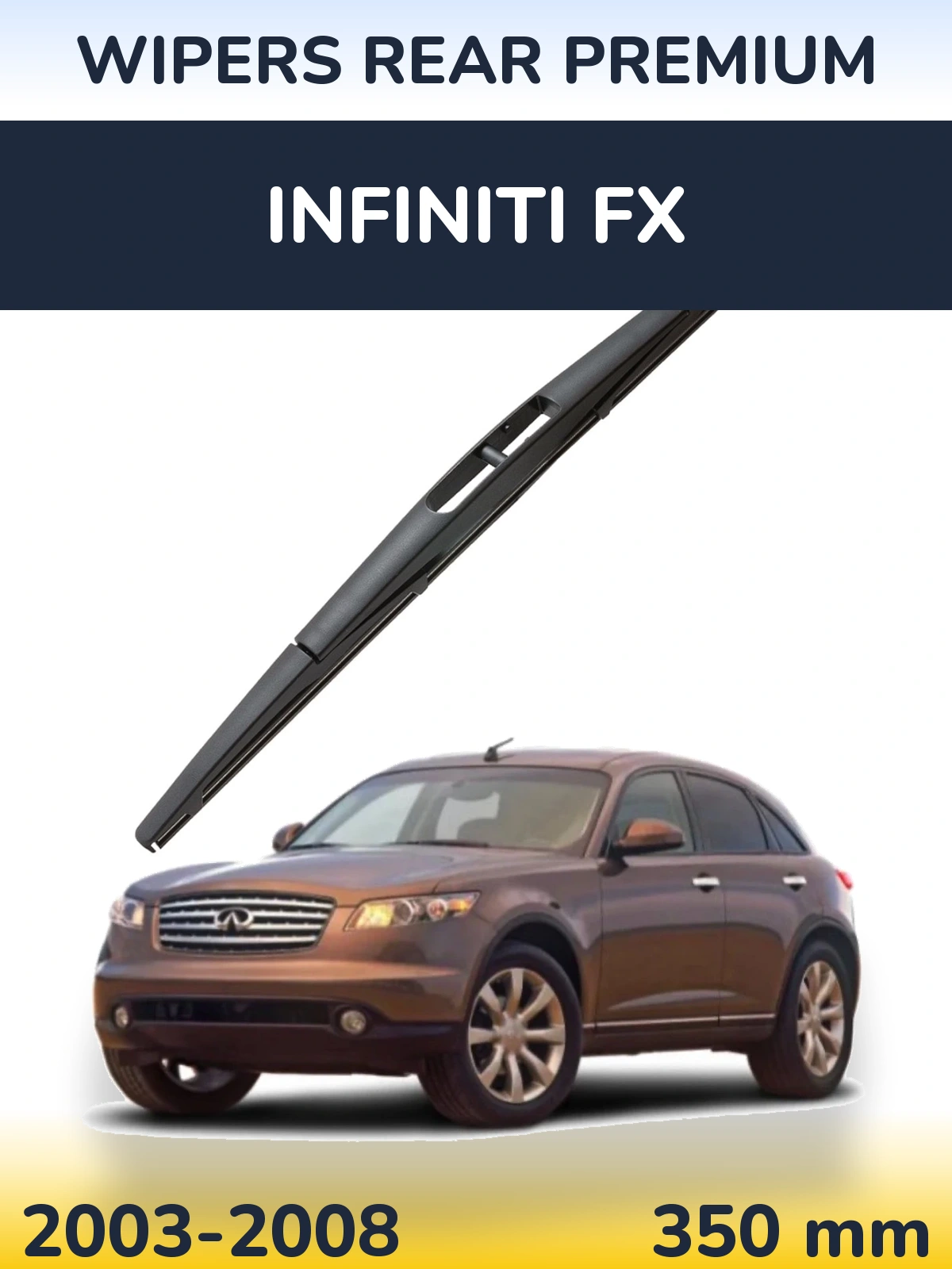 Tylna wycieraczka WIPERS REAR PREMIUM 350 mm do Infiniti FX 2003-2008