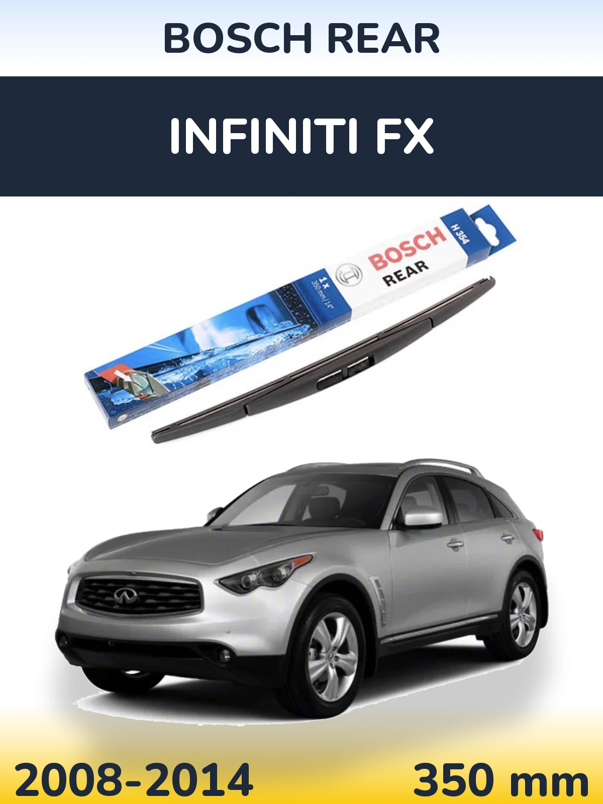 Tylna wycieraczka BOSCH Rear 350 mm do Infiniti FX 2008-2014