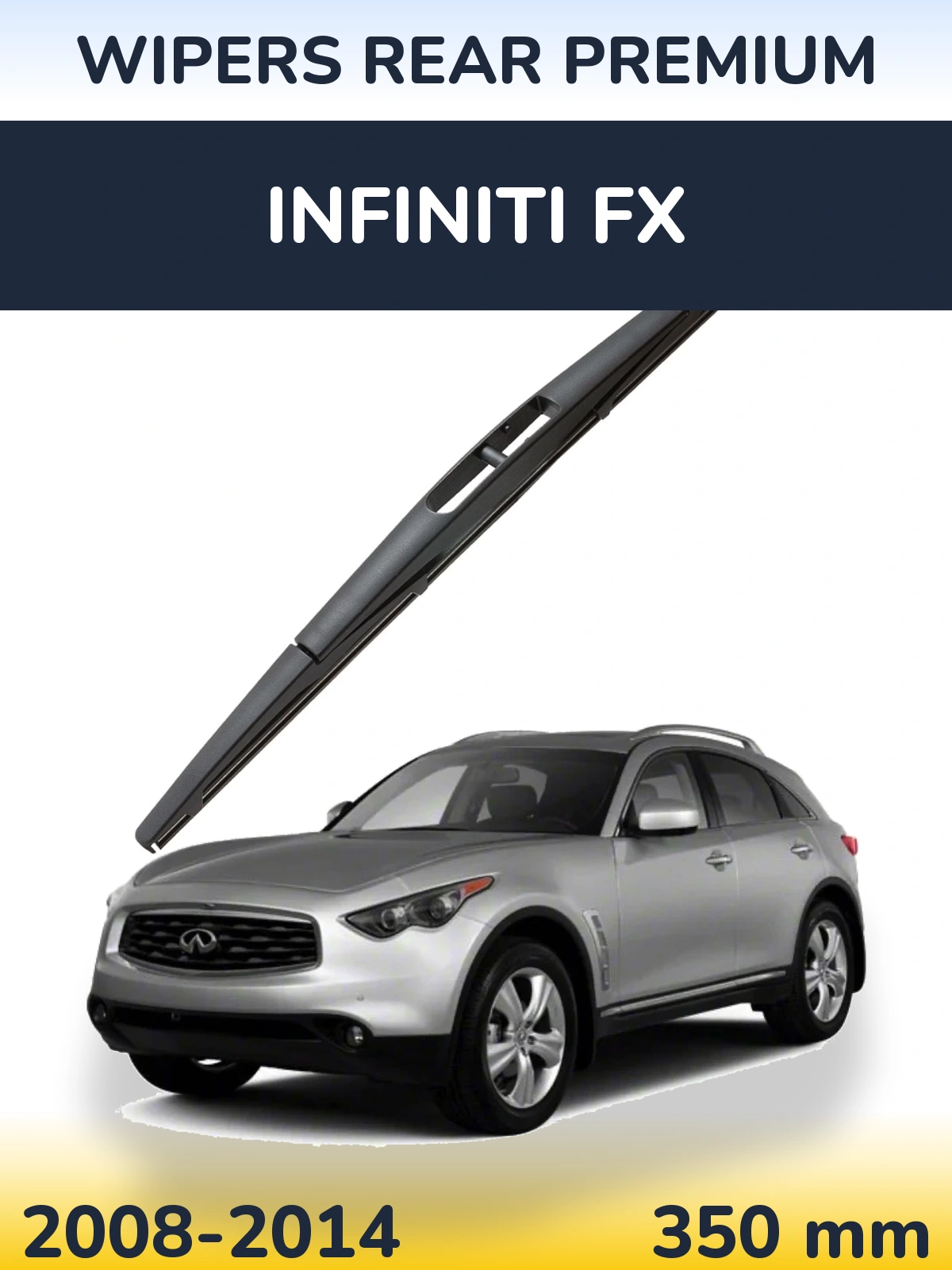 Tylna wycieraczka WIPERS REAR PREMIUM 350 mm do Infiniti FX 2008-2014
