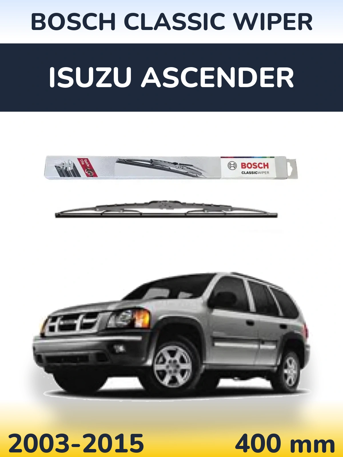 Tylna wycieraczka BOSCH Classic Wiper 400 mm do Isuzu Ascender 2003-2015