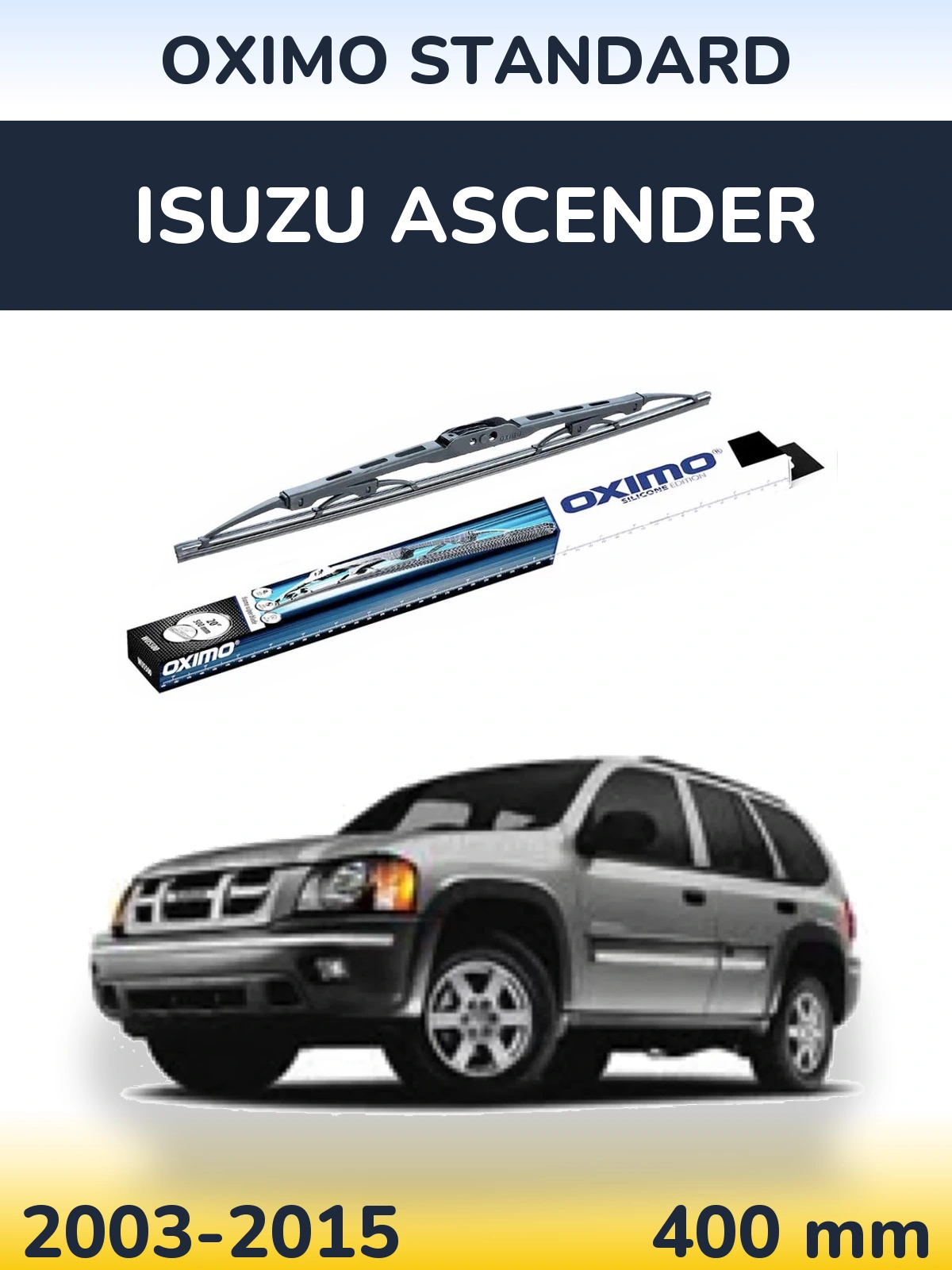 Tylna wycieraczka Oximo Standard 400 mm do Isuzu Ascender 2003-2015