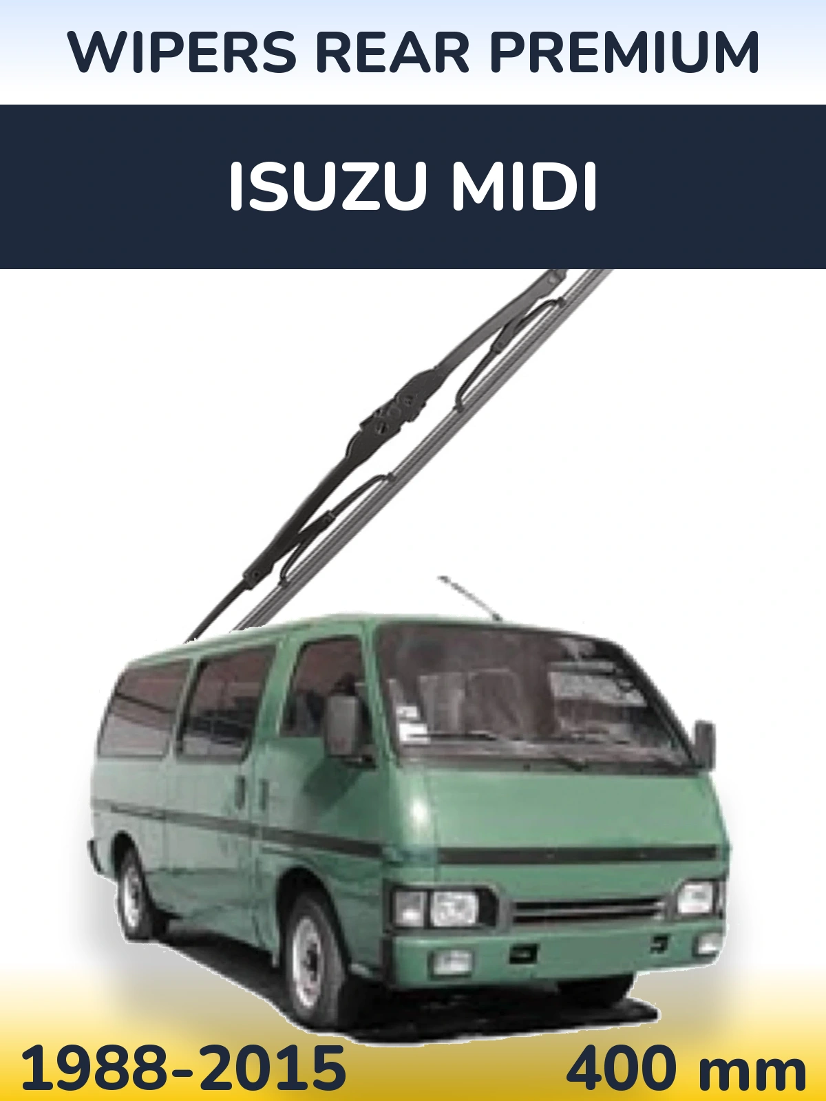 Tylna wycieraczka WIPERS REAR PREMIUM 400 mm do Isuzu Midi 1988-2015