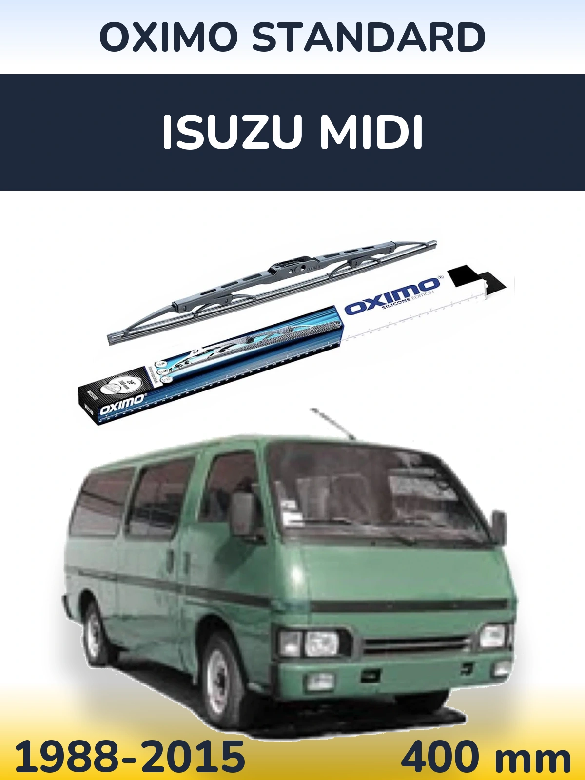 Tylna wycieraczka Oximo Standard 400 mm do Isuzu Midi 1988-2015