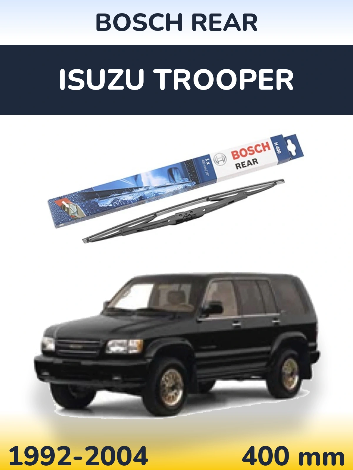 Задний дворник BOSCH Rear 400 мм для Isuzu Trooper 1992-2004