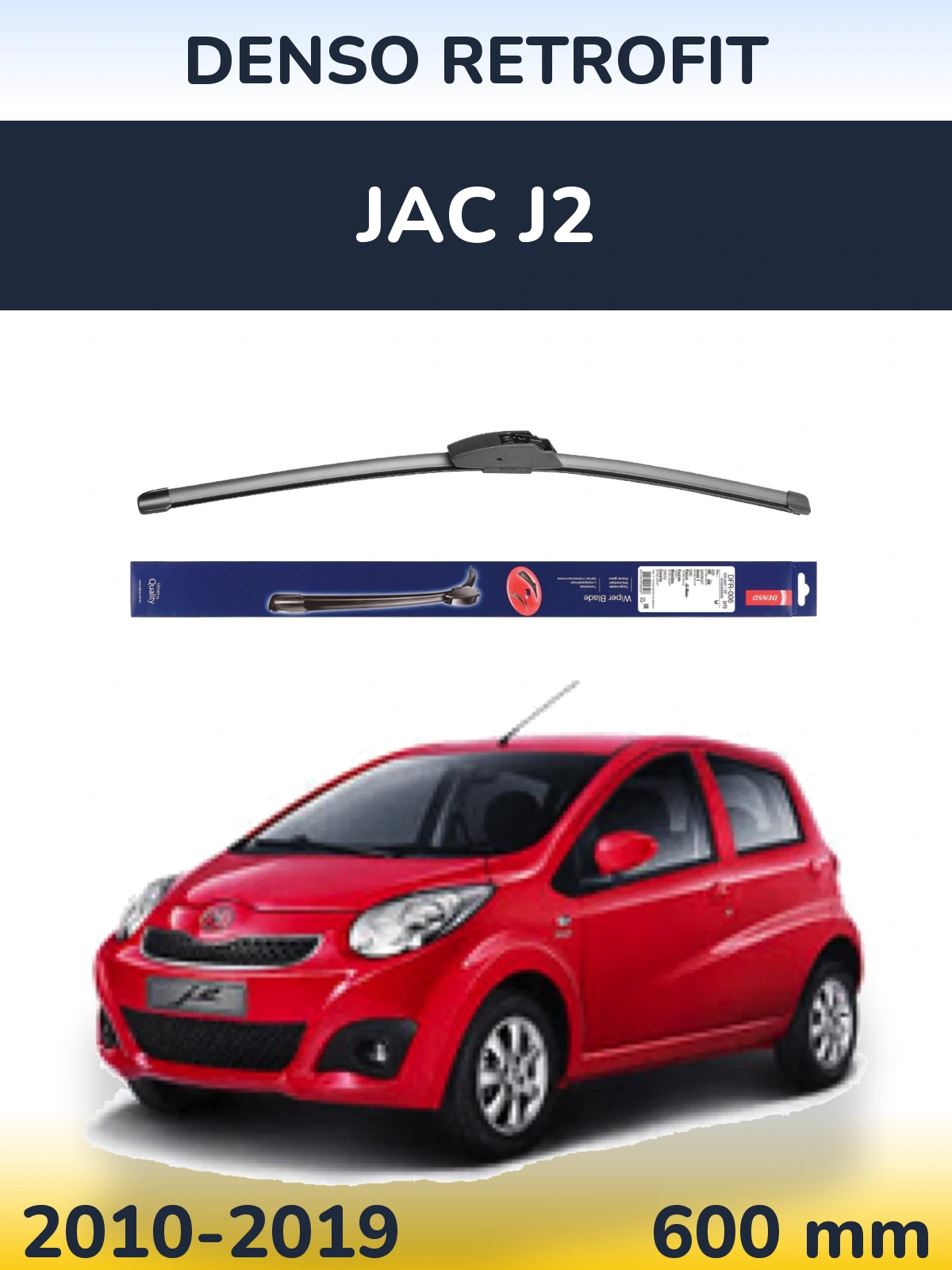 Przednia wycieraczka Denso Retrofit 600 mm do JAC J2 2010-2019