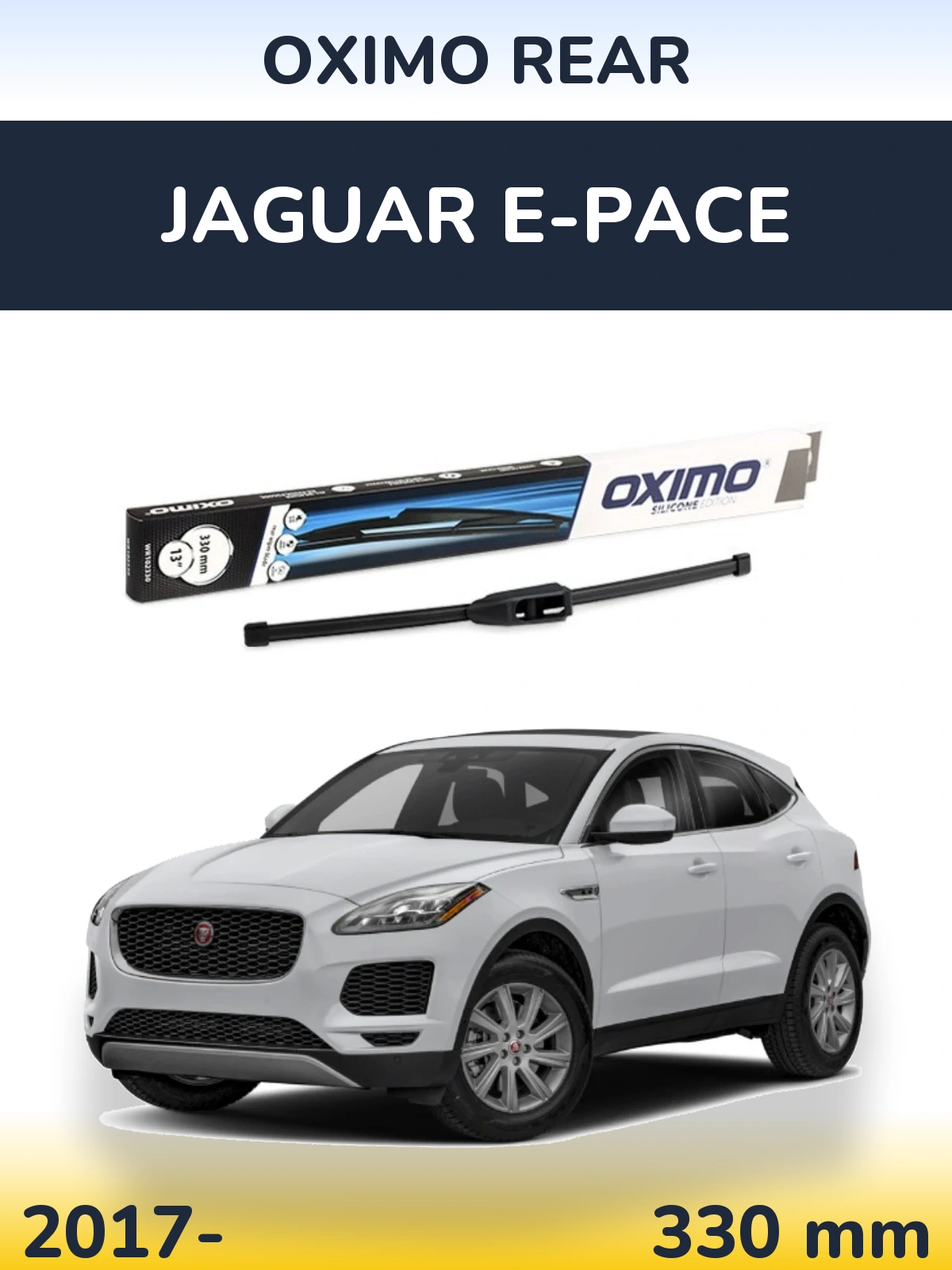 Rear wiper blade Oximo Rear 330 mm for Jaguar E-Pace 2017-2026