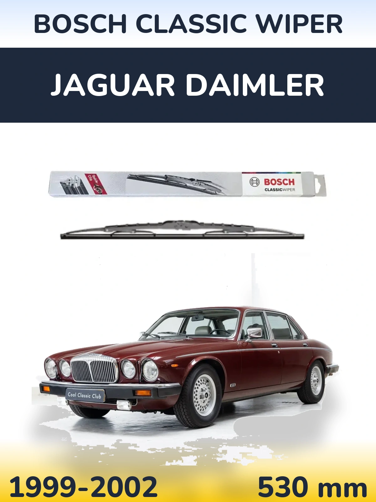 Передний дворник BOSCH Classic Wiper 530 мм для Jaguar Daimler 1999-2002