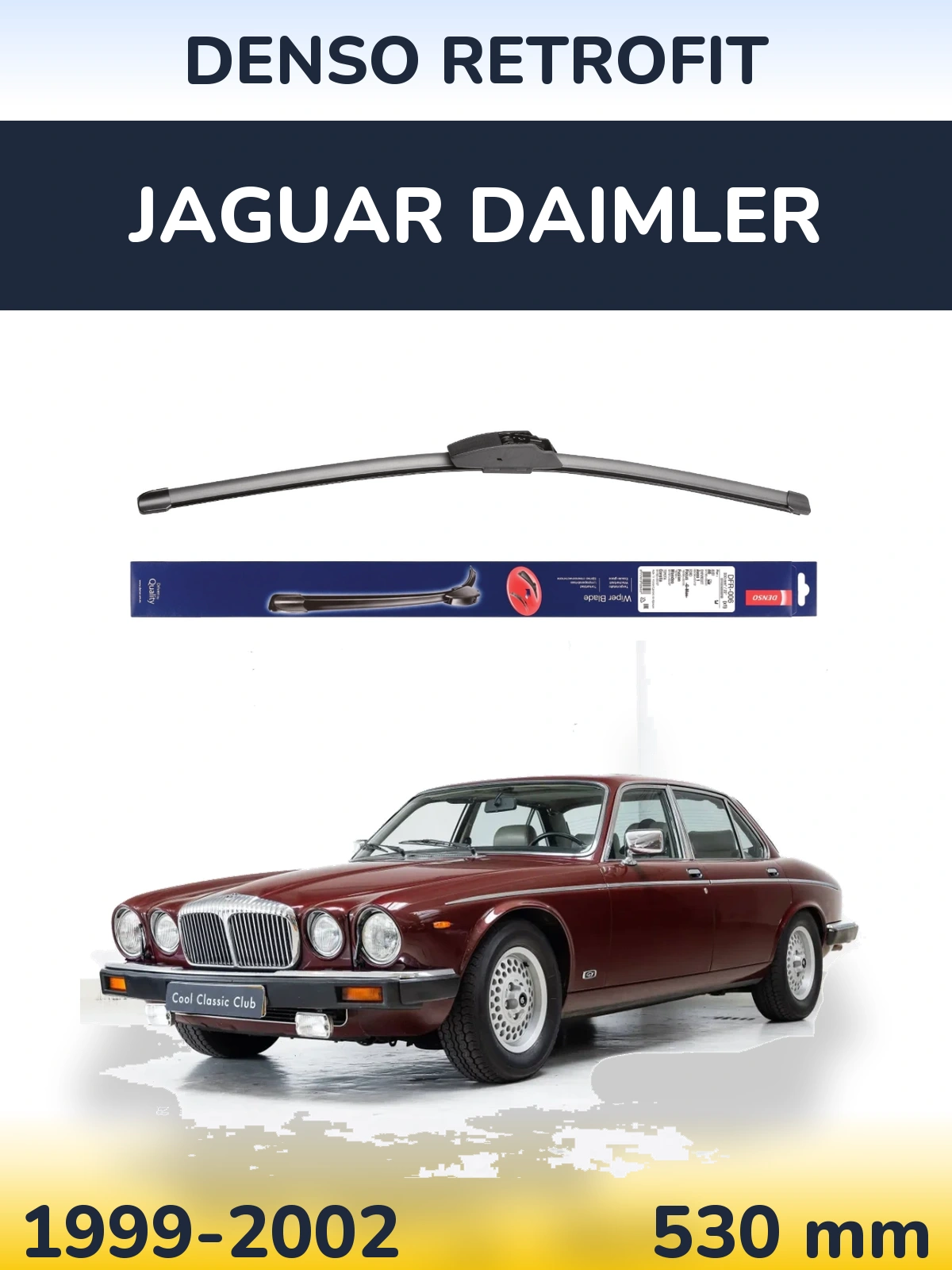 Przednia wycieraczka Denso Retrofit 530 mm do Jaguar Daimler 1999-2002