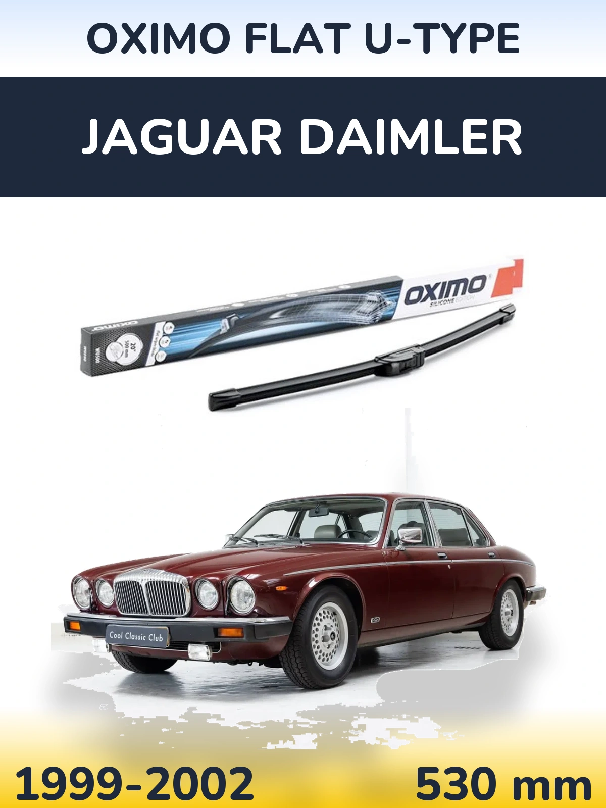 Przednia wycieraczka Oximo Flat U-type 530 mm do Jaguar Daimler 1999-2002