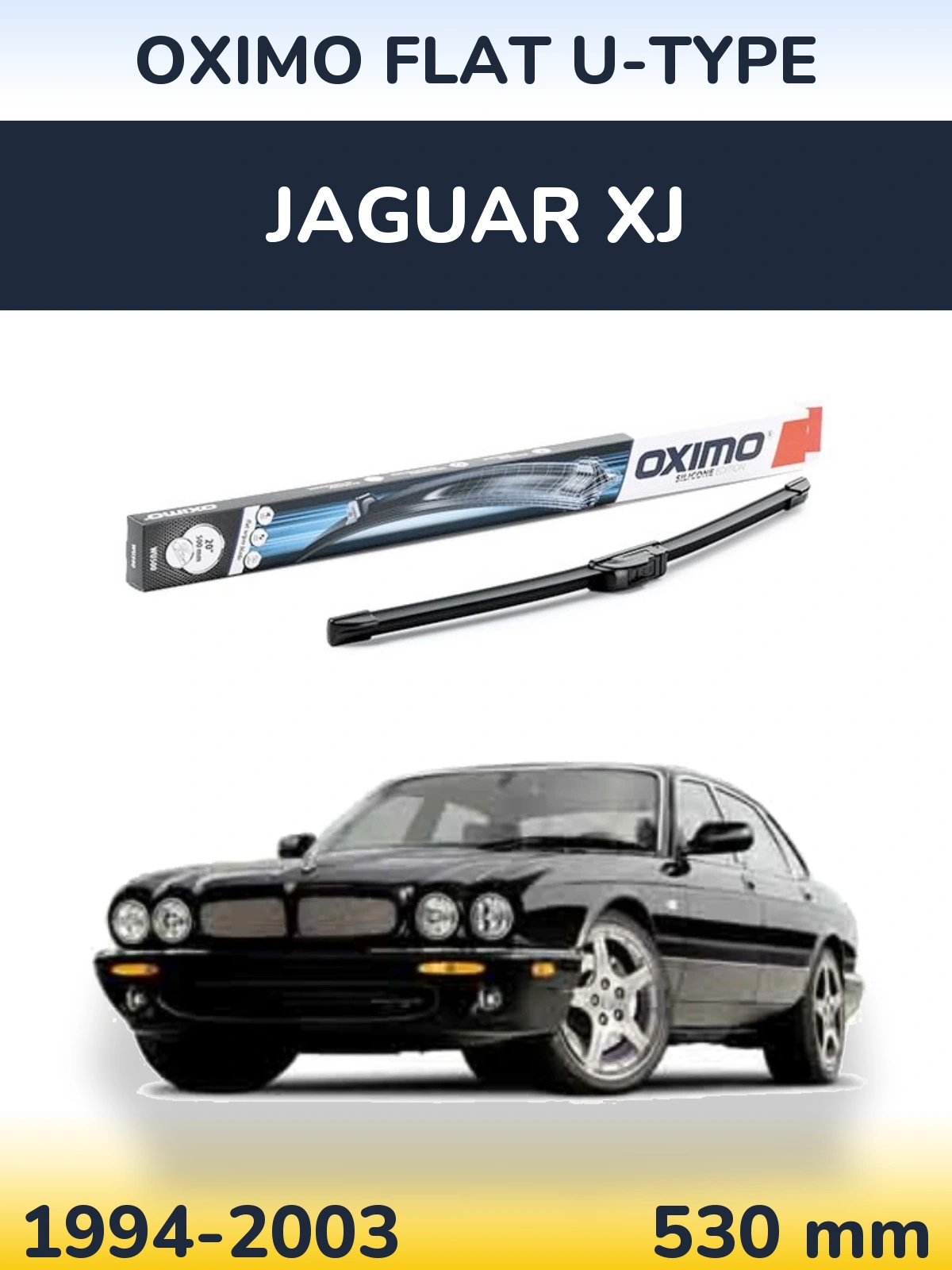 Przednia wycieraczka Oximo Flat U-type 530 mm do Jaguar XJ 1994-2003