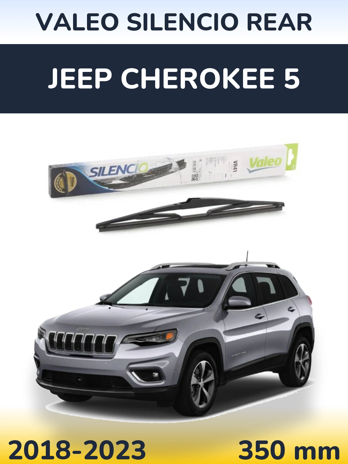 Tylna wycieraczka Valeo Silencio Rear 345 mm do Jeep Cherokee 5 2018-2023